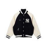 New York Yankees Raglan Navy Varsity Jacket