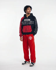 Mixed Emotions Classic Nylon Pant Red