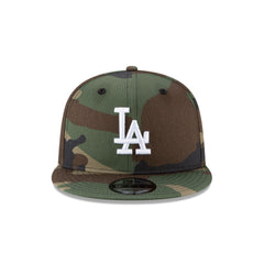 Los Angeles Dodgers 2025 World Series Champions Samurai Patch Camo 9FIFTY Snapback Hat