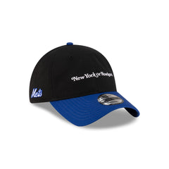 New York or Nowhere x New York Mets Black Wordmark 9TWENTY Adjustable Hat