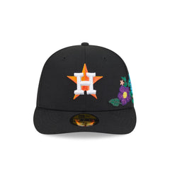 Houston Astros Tonal Florals Black 59FIFTY Fitted Hat