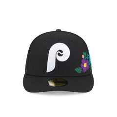 Philadelphia Phillies Tonal Florals Black 59FIFTY Fitted Hat