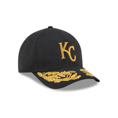 Alpha Industries x Kansas City Royals Black 9FORTY M-Crown A-Frame Snapback Hat