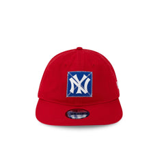 Ralph Lauren x New York Yankees Red Long Bill 9FORTY Adjustable Hat