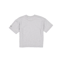 Boston Red Sox Glam Game Women's Cropped Heather Gray T-Shirt