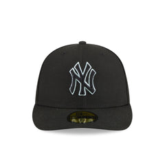 New York Yankees Black Pre-Curve 59FIFTY Fitted Hat