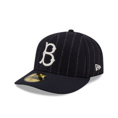 Brooklyn Dodgers Pinstripe Merino & Cashmere Moon 59FIFTY Fitted Hat