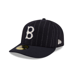 Boston Red Sox Pinstripe Merino & Cashmere Moon 59FIFTY Fitted Hat