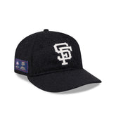 San Francisco Giants Navy Merino & Cashmere Moon Retro Crown 9FIFTY Adjustable Hat