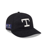 Texas Rangers Navy Merino & Cashmere Moon Retro Crown 9FIFTY Adjustable Hat