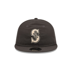 Seattle Mariners Three Looms Nylon Black Retro Crown 9FIFTY Adjustable Hat