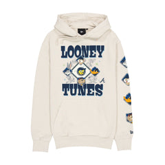 Atlanta Braves Looney Tunes Diamond Chrome White Hoodie