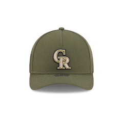 Colorado Rockies Armed Forces Day 2026 9FORTY M-Crown A-Frame Snapback Hat