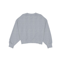 Los Angeles Dodgers Women's Heather Gray Glitter Crewneck