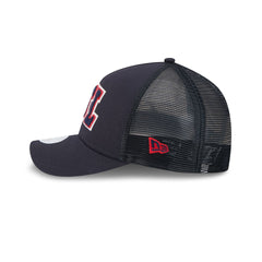 Atlanta Braves Scoreboard Women's 9FORTY M-Crown A-Frame Trucker Hat