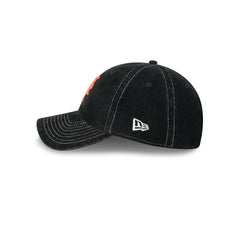 New York Mets Washed Black Corduroy Casual Classic Adjustable Hat