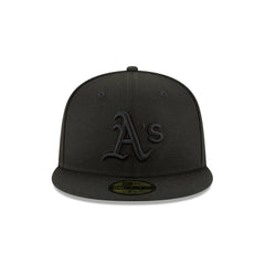 Athletics Blackout Basic 59FIFTY Fitted Hat