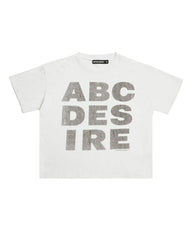 Bottega Desires ABC Desires Tee White