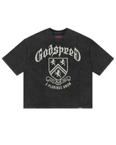 Godspeed Collegiate Tee Black Wash