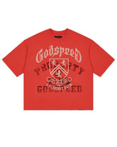 Godspeed Collegiate Tee Cherry Wash
