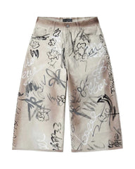 HMDD Banksy Shorts Cream