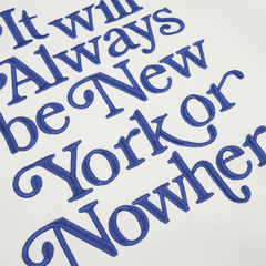 New York or Nowhere x New York Mets Chrome White Motto Hoodie