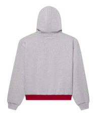 Sp5der Campers Field Zip Up Hoodie Heather Grey