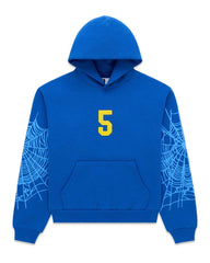 Sp5der Wait 5 Hoodie Blue