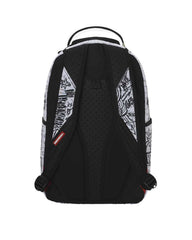 Sprayground Doodles Over Math Homework Backpack