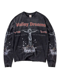 Vale Forever Concrete Cross L/S Tee Black