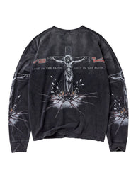 Vale Forever Concrete Cross L/S Tee Black