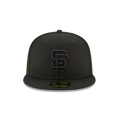 San Francisco Giants Blackout Basic 59FIFTY Fitted Hat