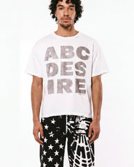 Bottega Desires ABC Desires Tee White