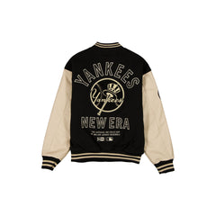 New York Yankees Patched Black Varsity Jacket
