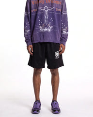Saint Vanity Mesh Shorts Black