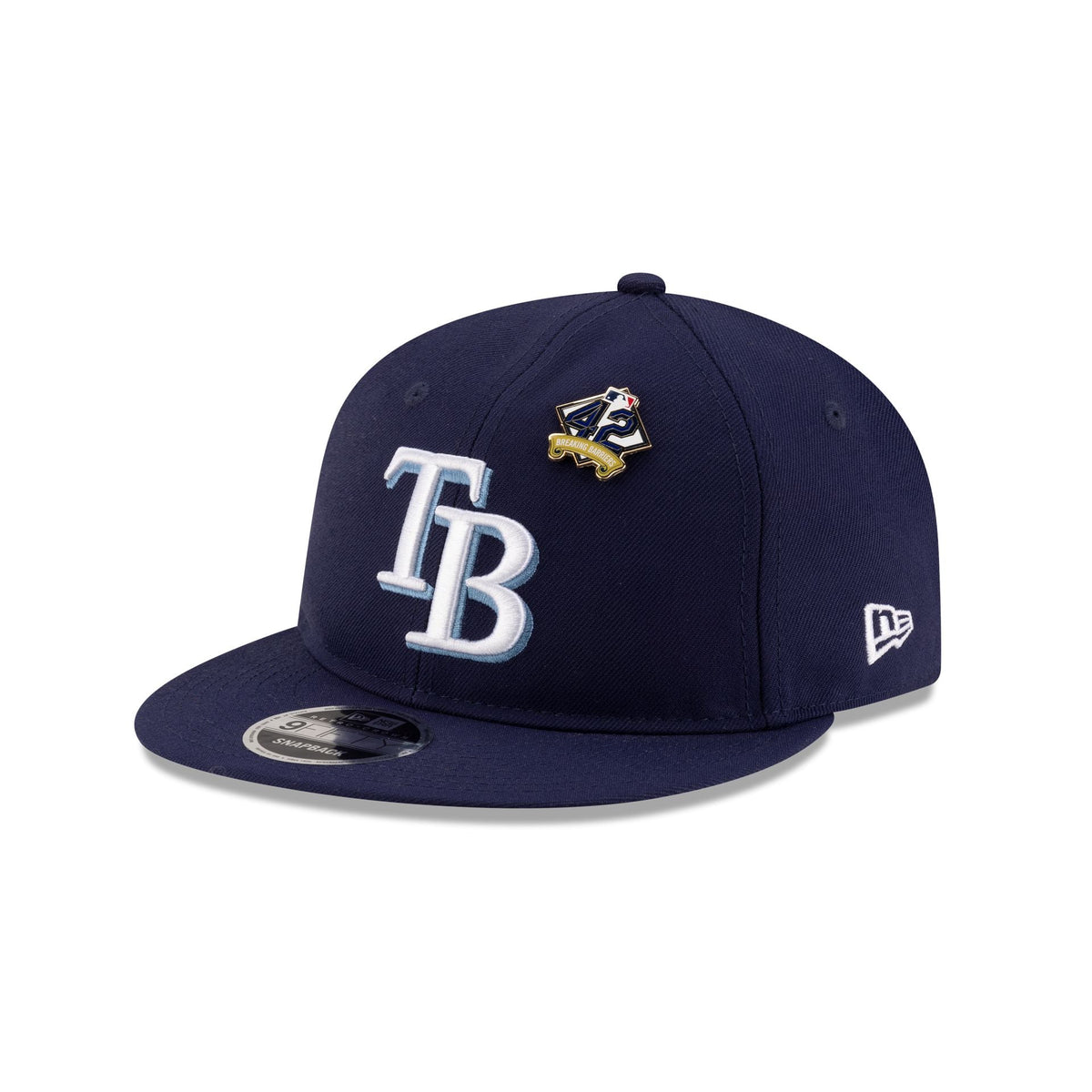 Tampa Bay Rays Jackie Robinson Day 2025 Retro Crown 9FIFTY Snapback Hat