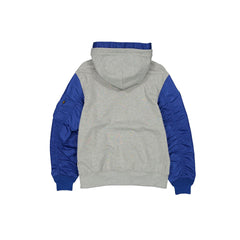 Alpha Industries x New York Mets Gray MA-1 Full Zip Fleece Jacket