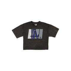 Los Angeles Dodgers Sport Night Black Cropped Women's T-Shirt