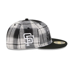 San Francisco Giants Grunge Plaid Retro Crown 59FIFTY Fitted Hat