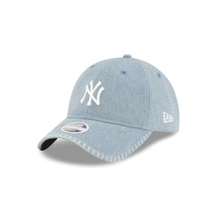 New York Yankees Light Blue Denim Stitch Women's 9TWENTY Adjustable Hat