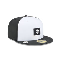 San Francisco Giants 2026 Clubhouse Black & White 59FIFTY Fitted Hat
