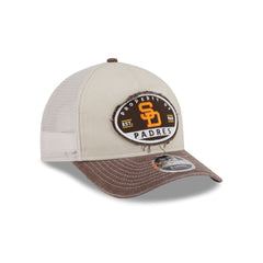 San Diego Padres Frayed 9FORTY M-Crown A-Frame Trucker Hat