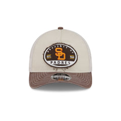 San Diego Padres Frayed 9FORTY M-Crown A-Frame Trucker Hat