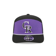 Colorado Rockies Split Panel 9SEVENTY Stretch-Snap Hat