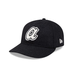 Atlanta Braves Navy Merino & Cashmere Moon Retro Crown 9FIFTY Adjustable Hat