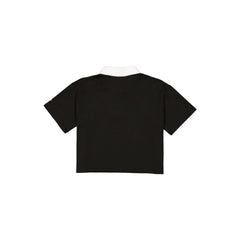 New York Yankees Women's Cropped Black Polo