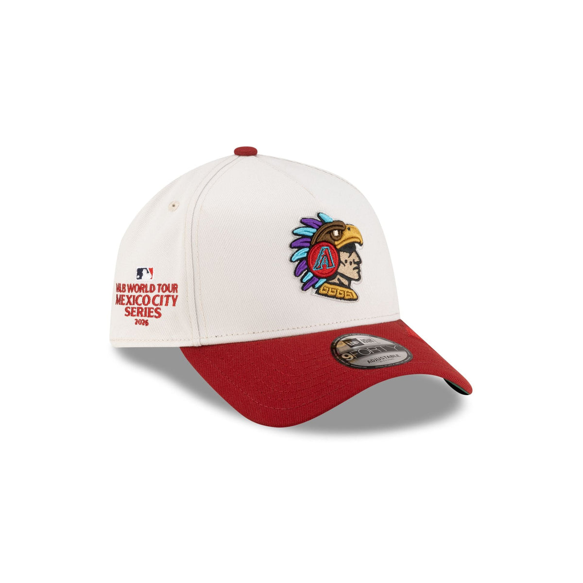 Arizona Diamondbacks 2026 MLB World Tour Mexico City Series 9FORTY A-Frame Trucker Hat