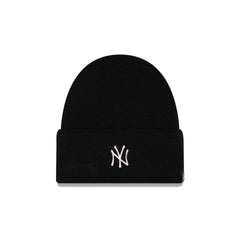 New York Yankees Cashmere Black Cuffless Knit Beanie Hat