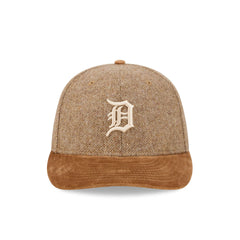 Detroit Tigers Moon Brisbane Moss Brown Visor 59FIFTY Fitted Hat