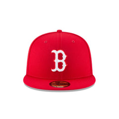 Boston Red Sox Scarlet Basic 59FIFTY Fitted Hat